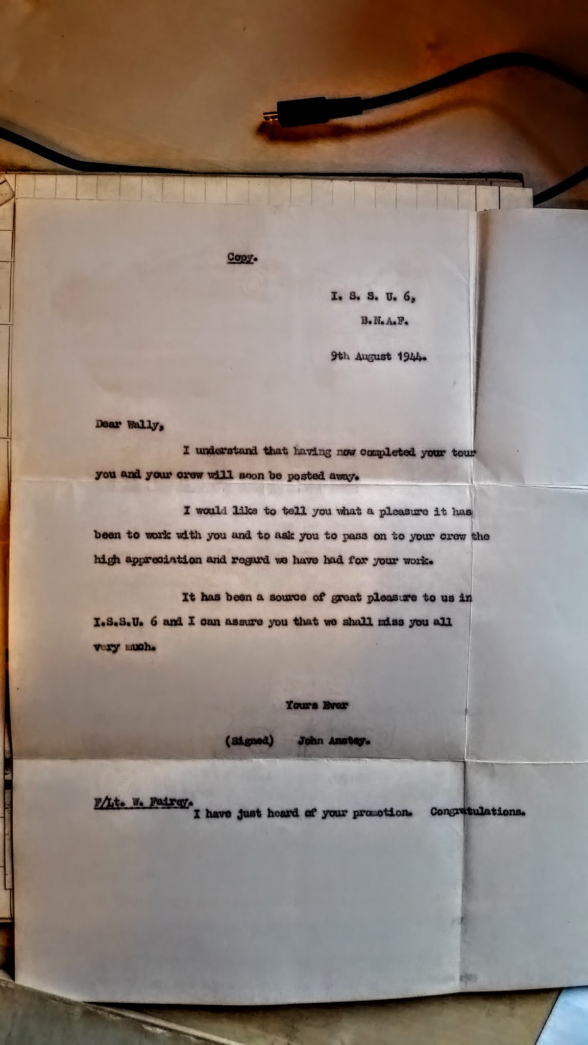 Service Correspondence